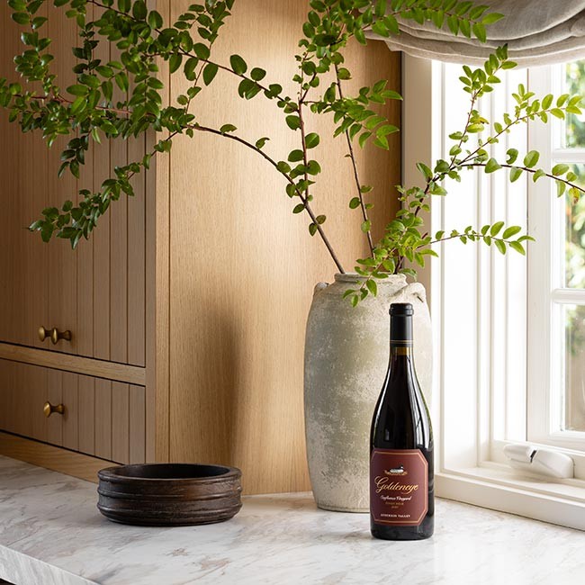 Wine on a table