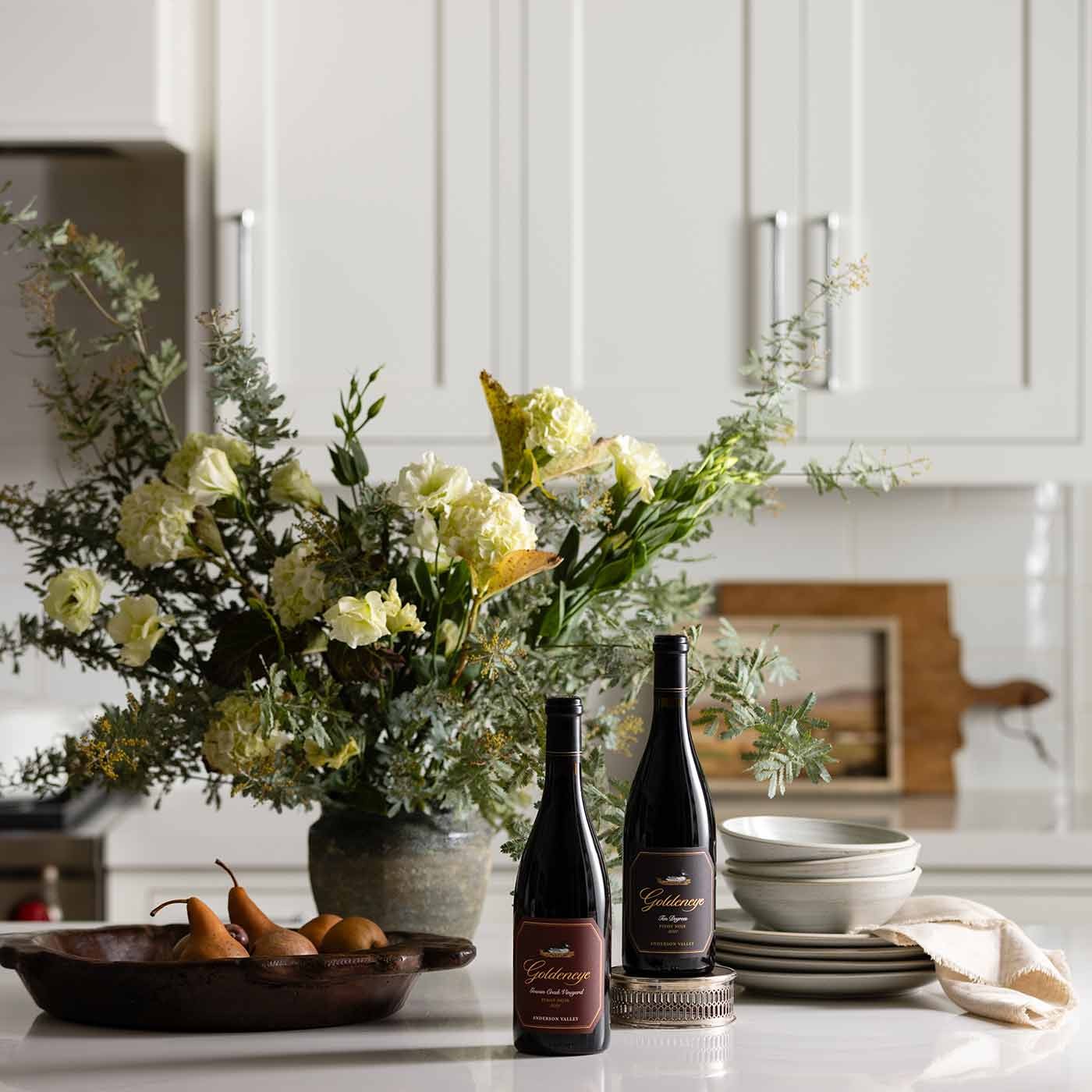 Duckhorn Vineyards wines on a table