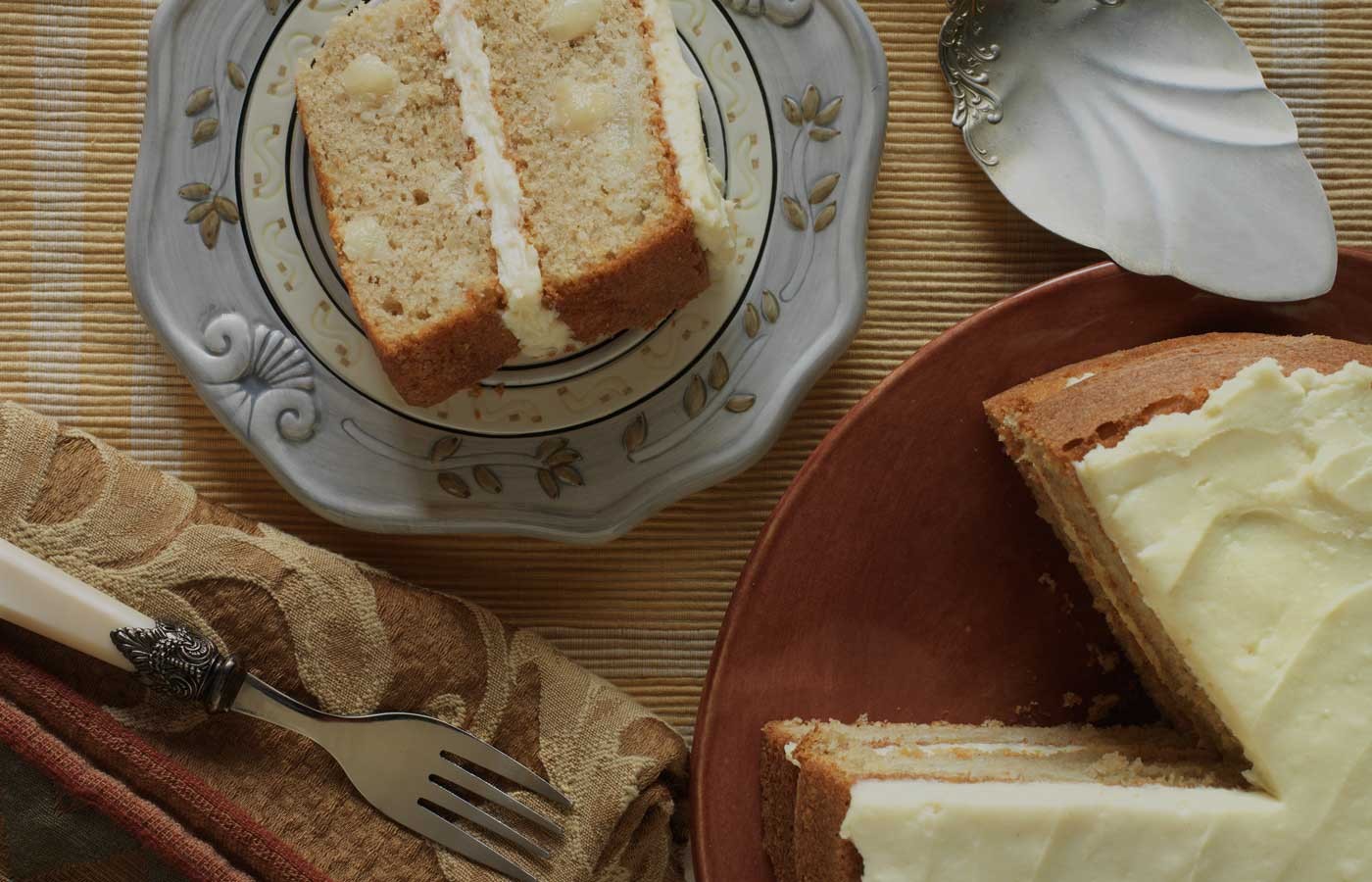 Spiced Pear Cake with Cream Cheese Frosting