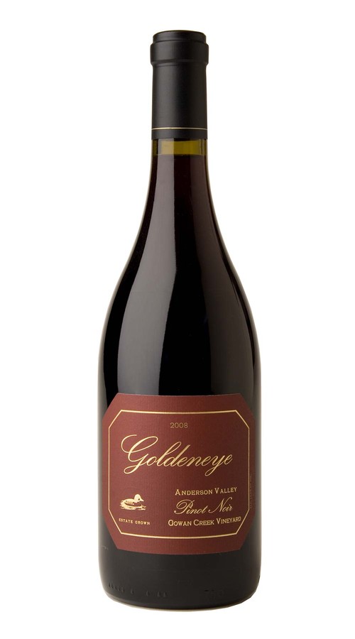 2008 Goldeneye Estate Grown Gowan Creek Vineyard Pinot Noir