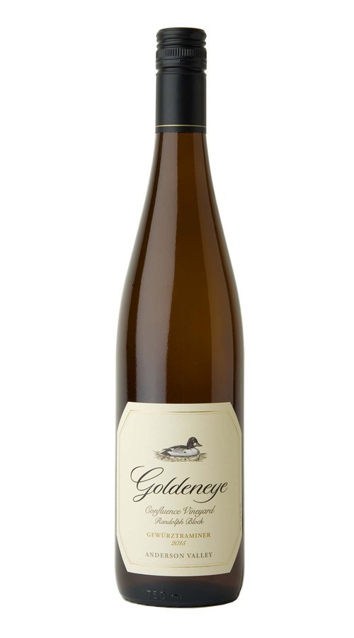 2015 Goldeneye Anderson Valley Gewurztraminer Confluence Vineyard