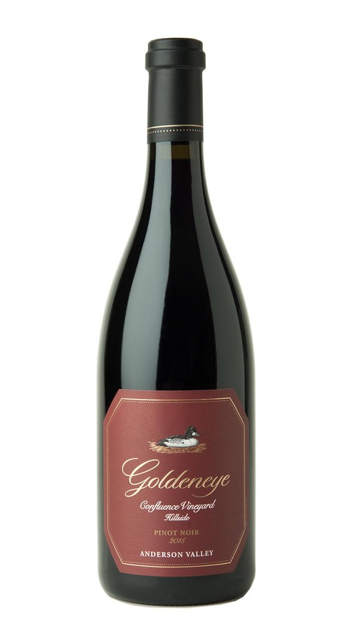 2015 Goldeneye Anderson Valley Pinot Noir Confluence Vineyard - Hillside