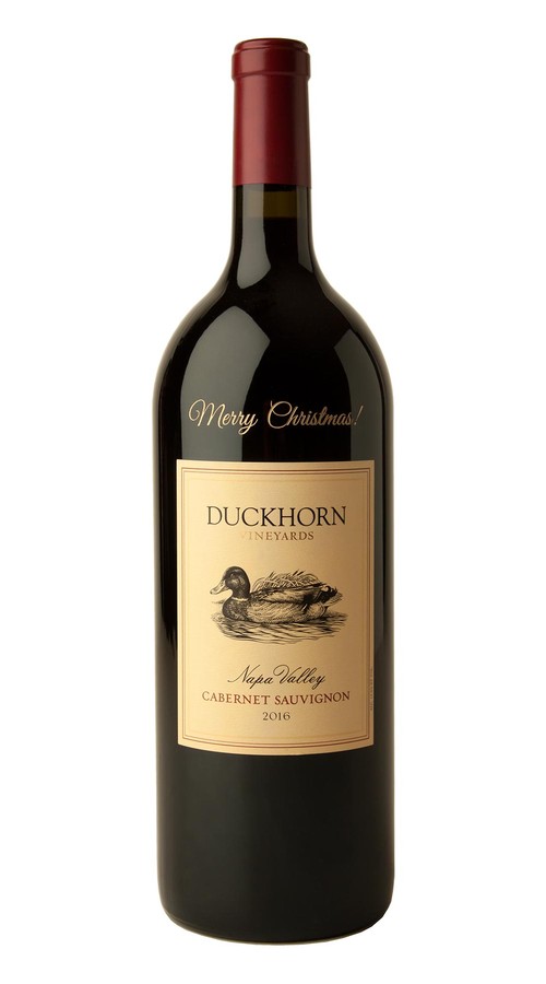 2016 Duckhorn Vineyards Napa Valley Cabernet Sauvignon (Merry Christmas Etched 1.5L)