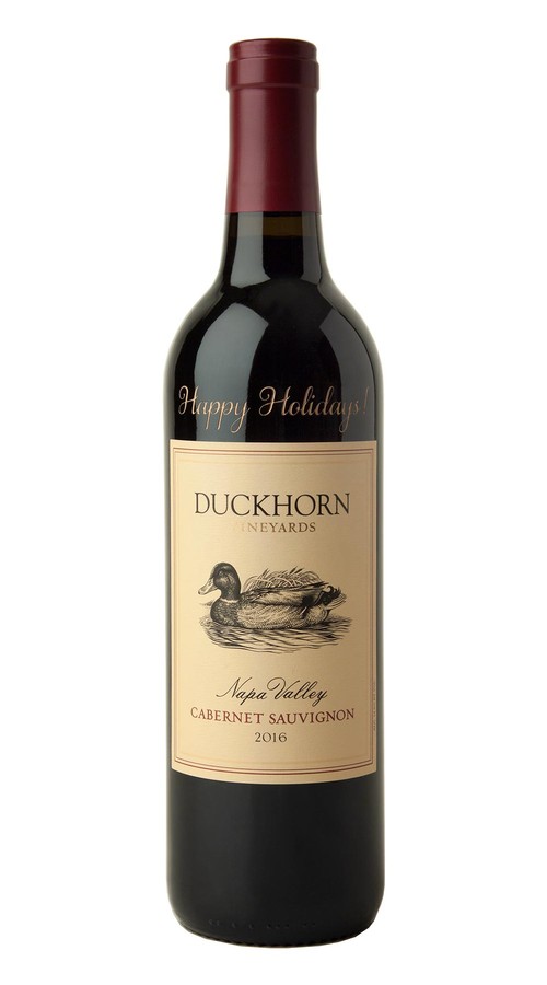 2016 Duckhorn Vineyards Napa Valley Cabernet Sauvignon (Happy Holidays Etched)