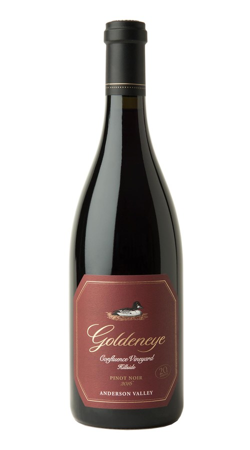 2016 Goldeneye Anderson Valley Pinot Noir Confluence Vineyard - Hillside