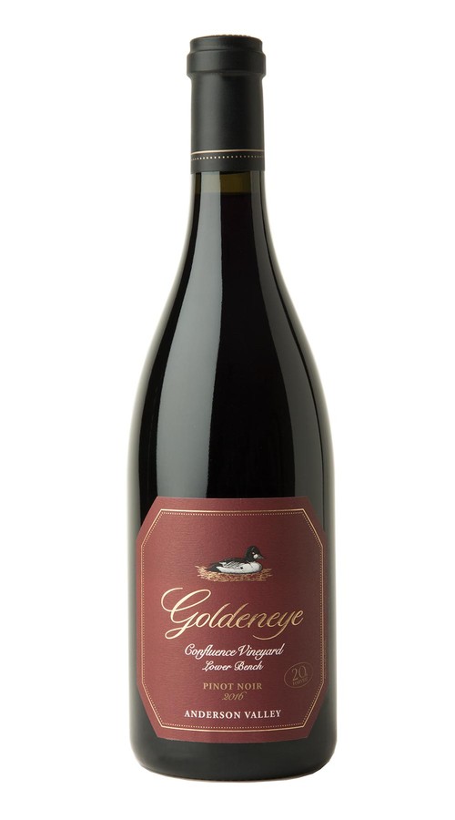 2016 Goldeneye Anderson Valley Pinot Noir Confluence Vineyard - Lower Bench
