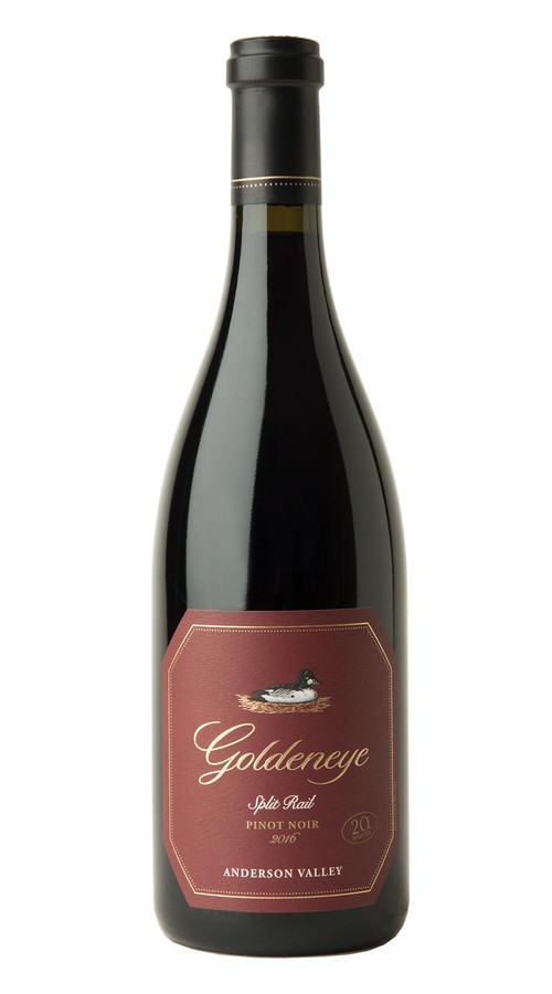 2016 Goldeneye Anderson Valley Pinot Noir Split Rail Vineyard