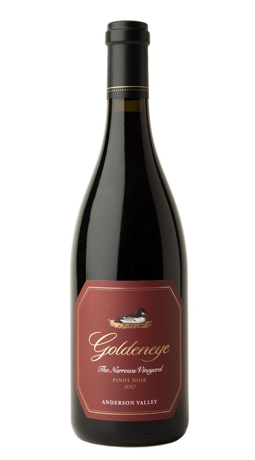 2017 Goldeneye Anderson Valley Pinot Noir The Narrows Vineyard