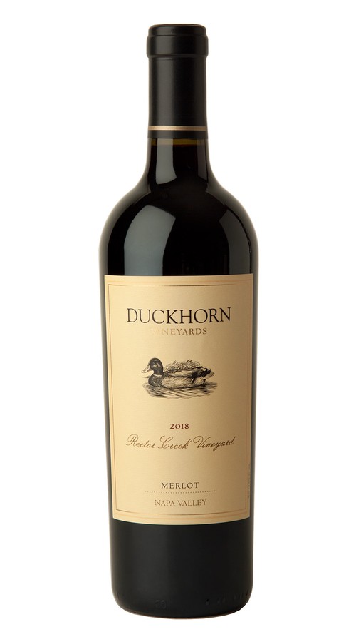 2018 Duckhorn Vineyards Napa Valley Merlot Rector Creek Vineyard