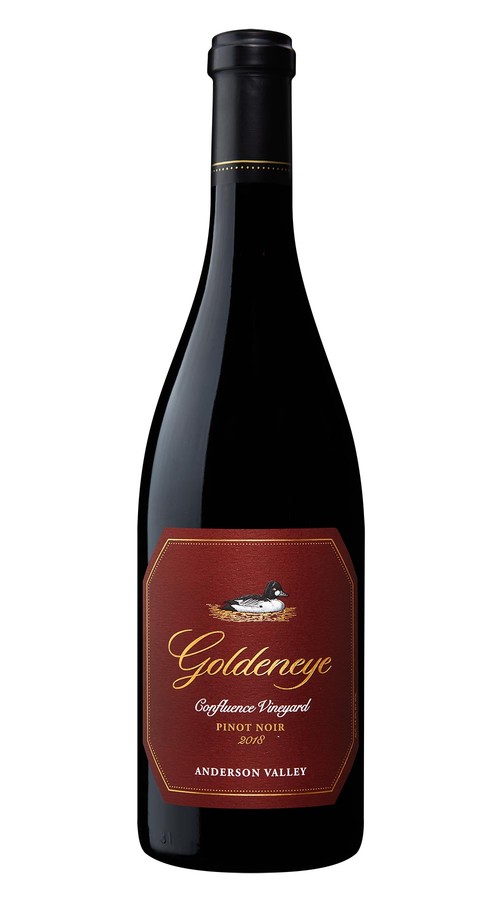 2018 Goldeneye Anderson Valley Pinot Noir Confluence Vineyard