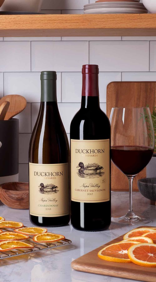 【赤白2本セット】DUCKHORN Napa Valley メルロー／シャルドネ DV-Red-White-Merlot-Gift-Pack-