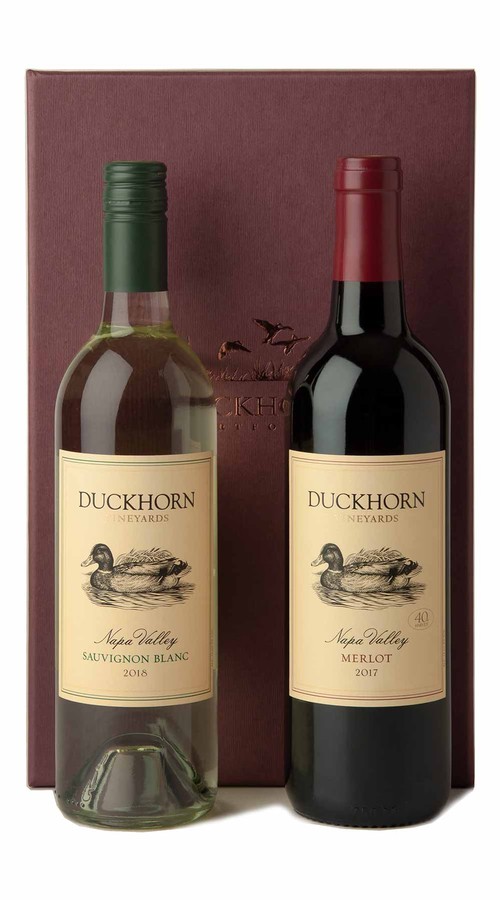 Duckhorn Vineyards Red + White Gift Set (Merlot)