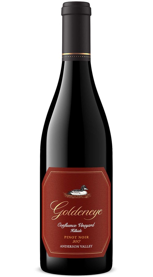2017 Goldeneye Anderson Valley Pinot Noir Confluence Vineyard - Hillside
