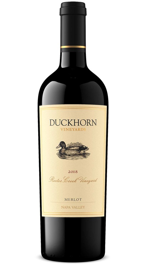 2018 Duckhorn Vineyards Napa Valley Merlot Rector Creek Vineyard