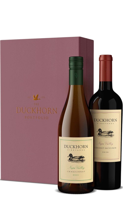 Duckhorn Vineyards Red + White Chardonnay/Cabernet Gift Set