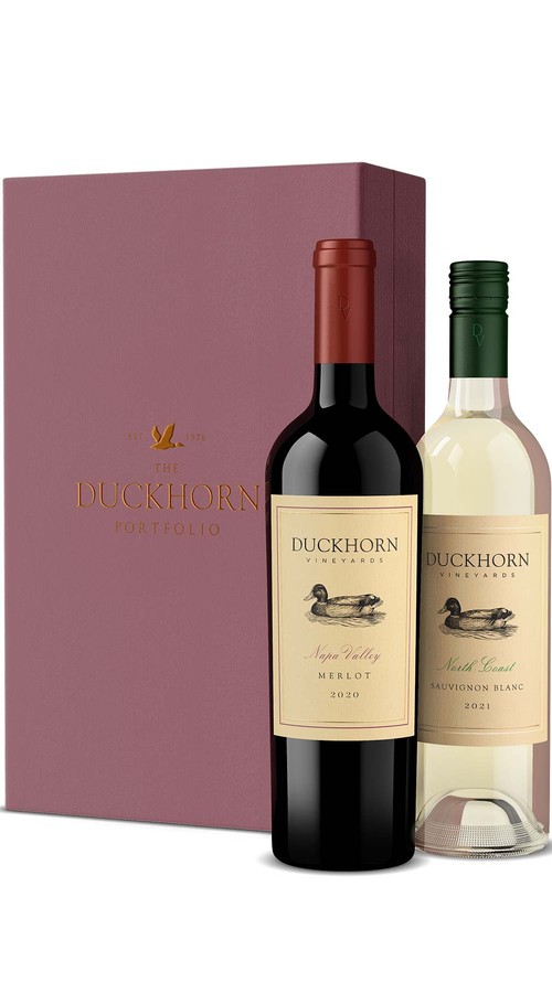 Duckhorn Vineyards Red + White Merlot/Sauvignon Blanc Gift Set