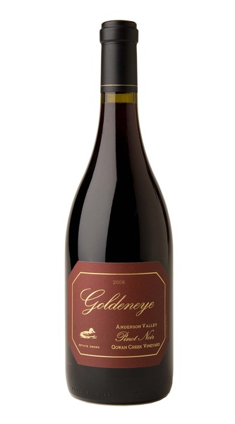 2008 Goldeneye Estate Grown Gowan Creek Vineyard Pinot Noir