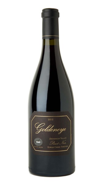 2012 Goldeneye Anderson Valley Pinot Noir Gowan Creek Vineyard
