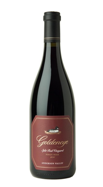 2015 Goldeneye Anderson Valley Pinot Noir Split Rail Vineyard
