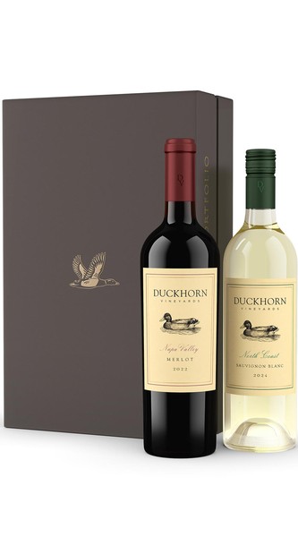 Duckhorn Vineyards Red + White Merlot/Sauvignon Blanc Gift Set