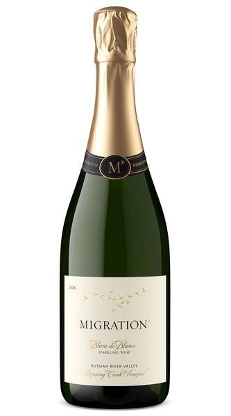 2020 Migration Russian River Valley Blanc de Blancs Sparkling Wine Running Creek Vineyard