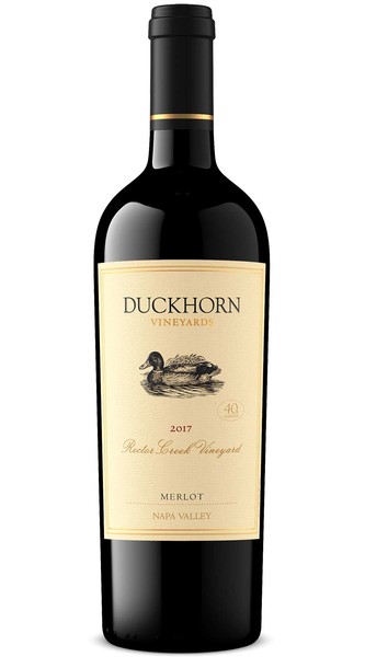 2017 Duckhorn Vineyards Napa Valley Merlot Rector Creek Vineyard