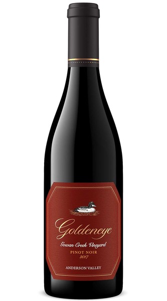 2017 Goldeneye Anderson Valley Pinot Noir Gowan Creek Vineyard