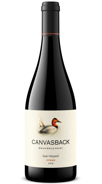 2018 Canvasback Walla Walla Valley Washington State Syrah Funk Vineyard