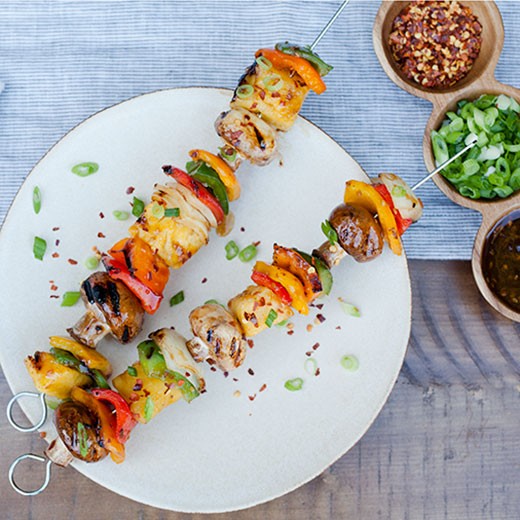 Teriyaki Veggie Kebabs