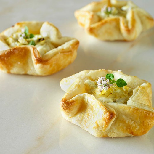 Artichoke and Goat Cheese Tart