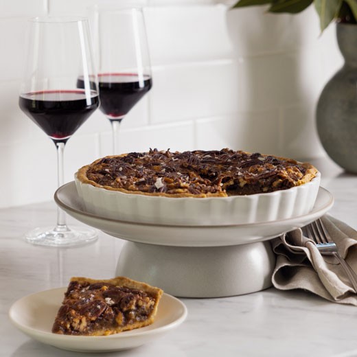 Bourbon-Maple Walnut and Pecan Pie